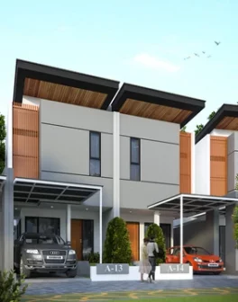 rumah di 8 park cluster